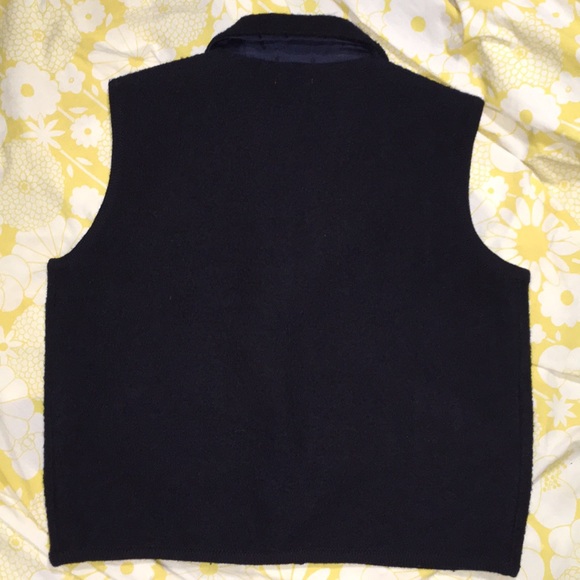 Vintage Ann Wi 100% Wool Zip Vest - Picture 4 of 6